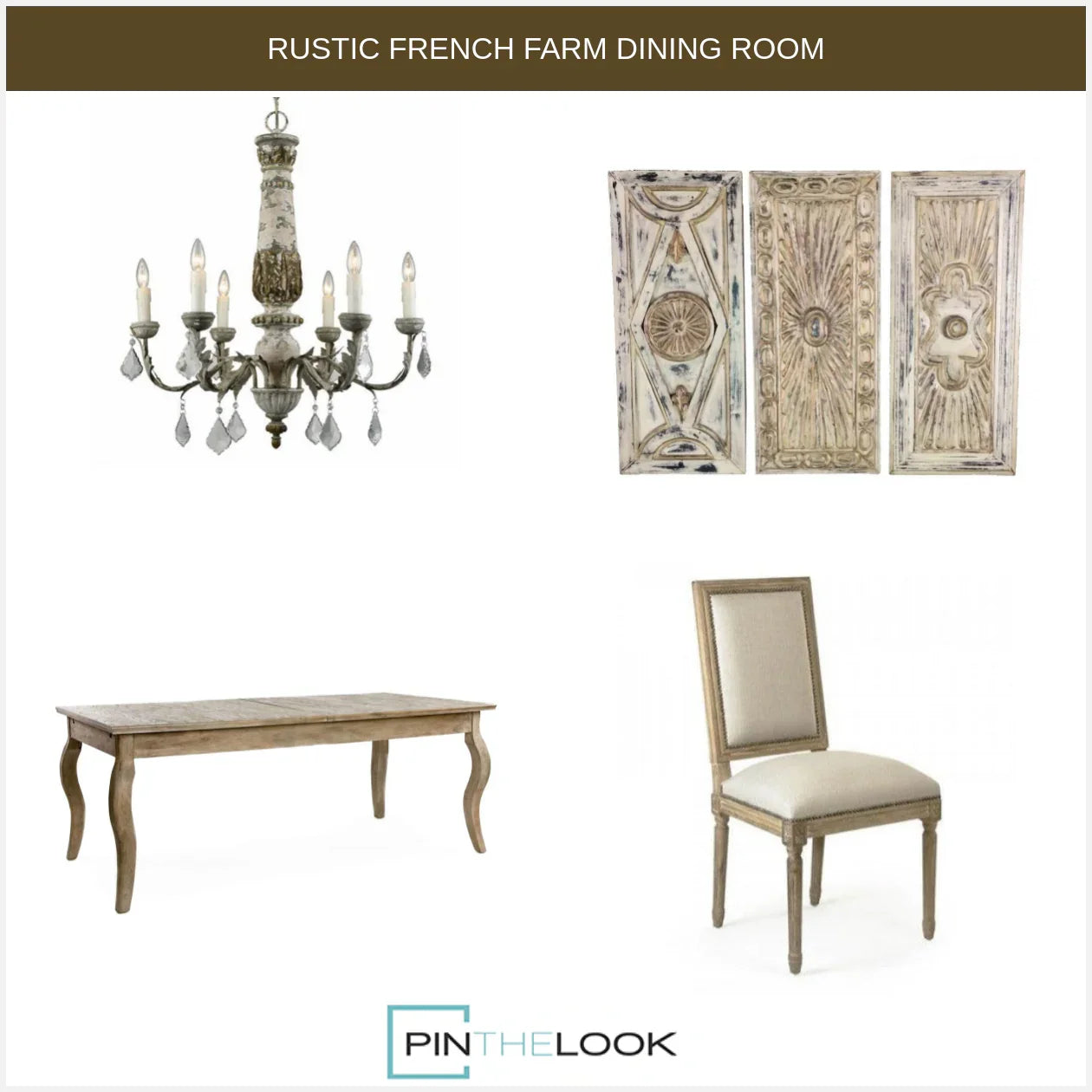 Nail Studded Natural Louis Side Chairs