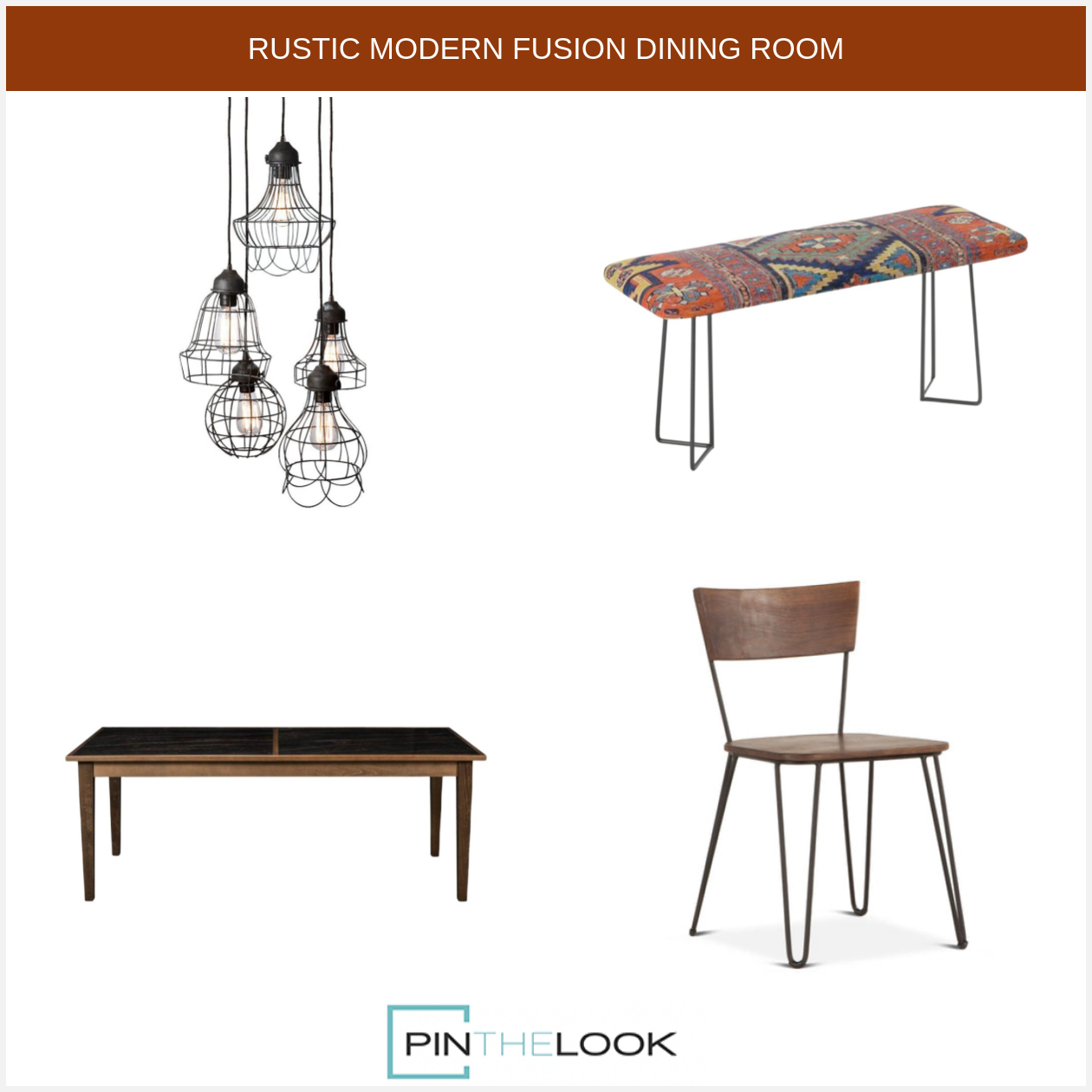 Noir Porcelain Butterfly Dining Table