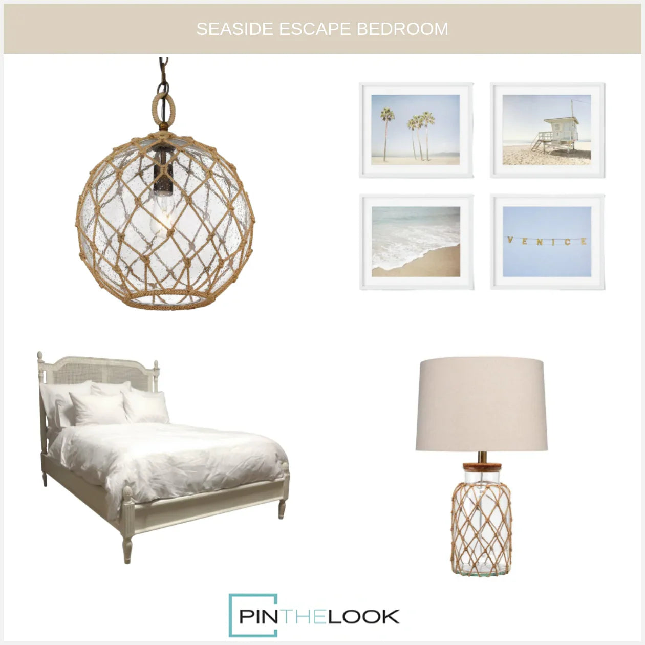Romantic Shabby Chic Cane Back Bed