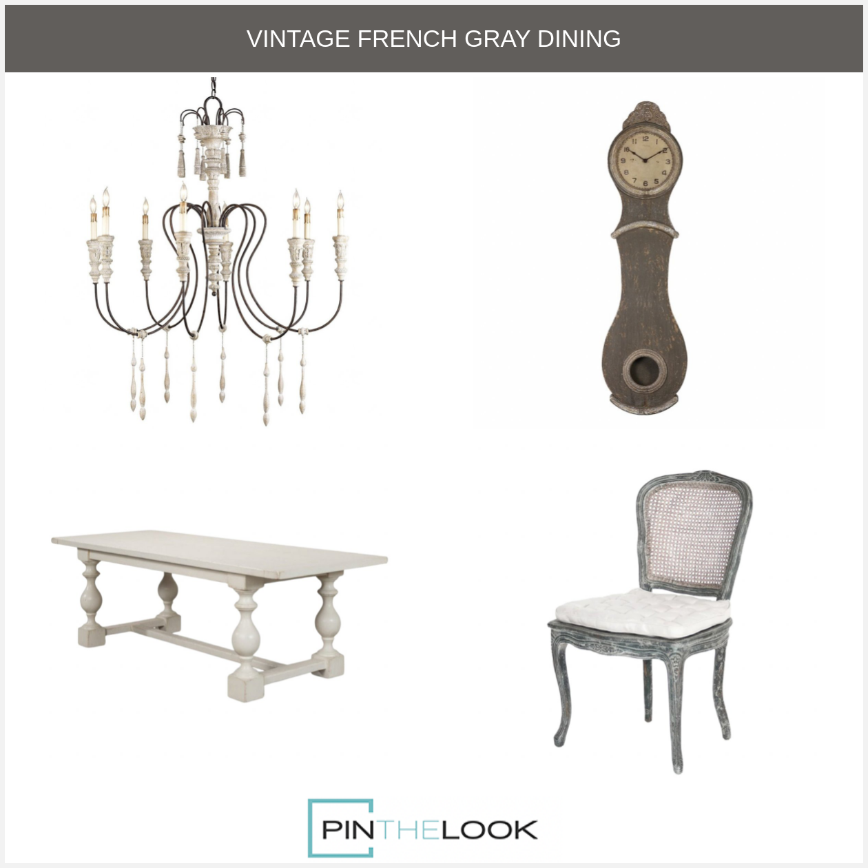 Antique White Farmhouse Trestle Dining Table