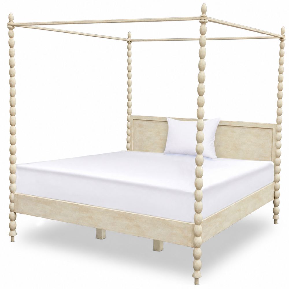 Aurelian Spindle Post Canopy Bed