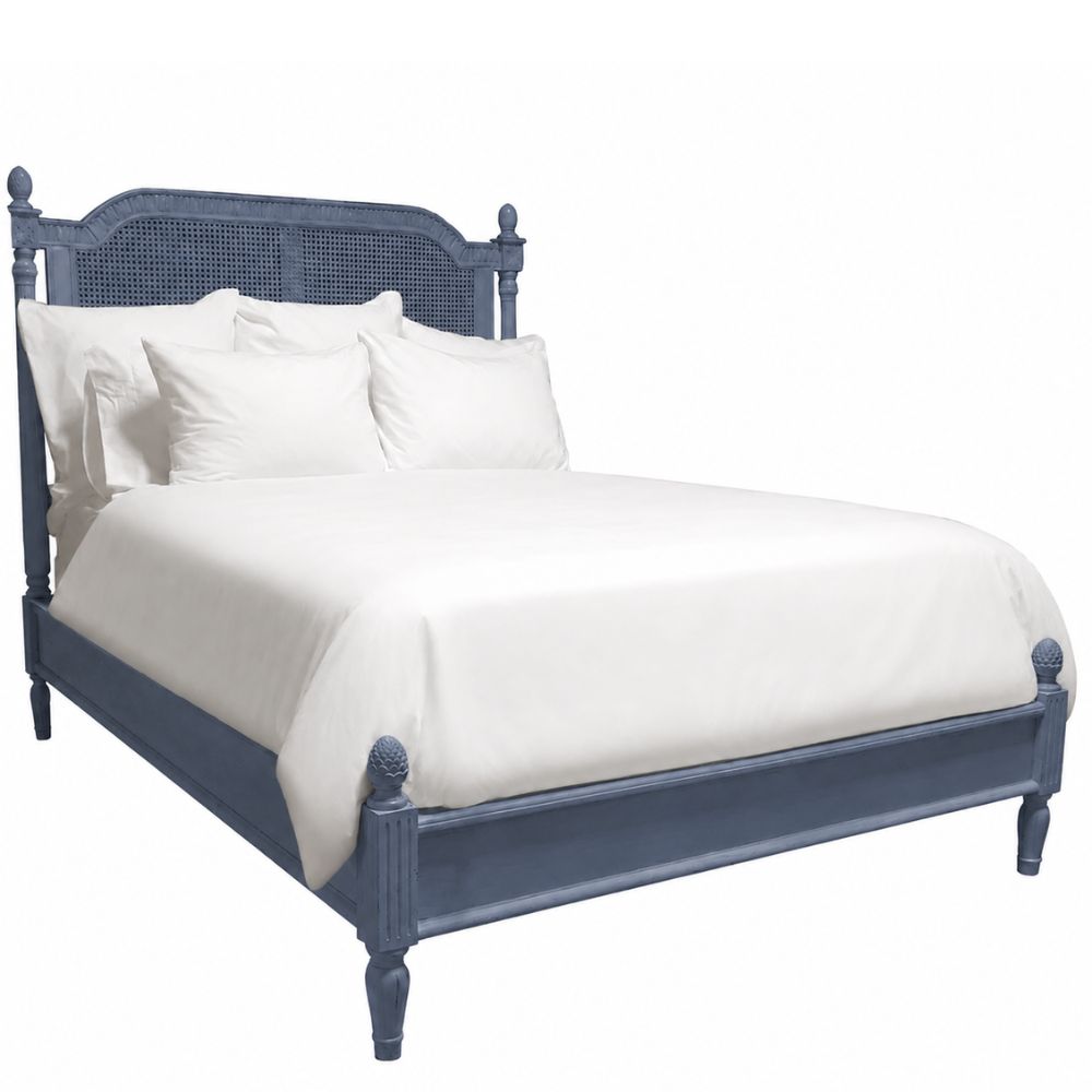 Romantic Shabby Chic Cane Back Bed