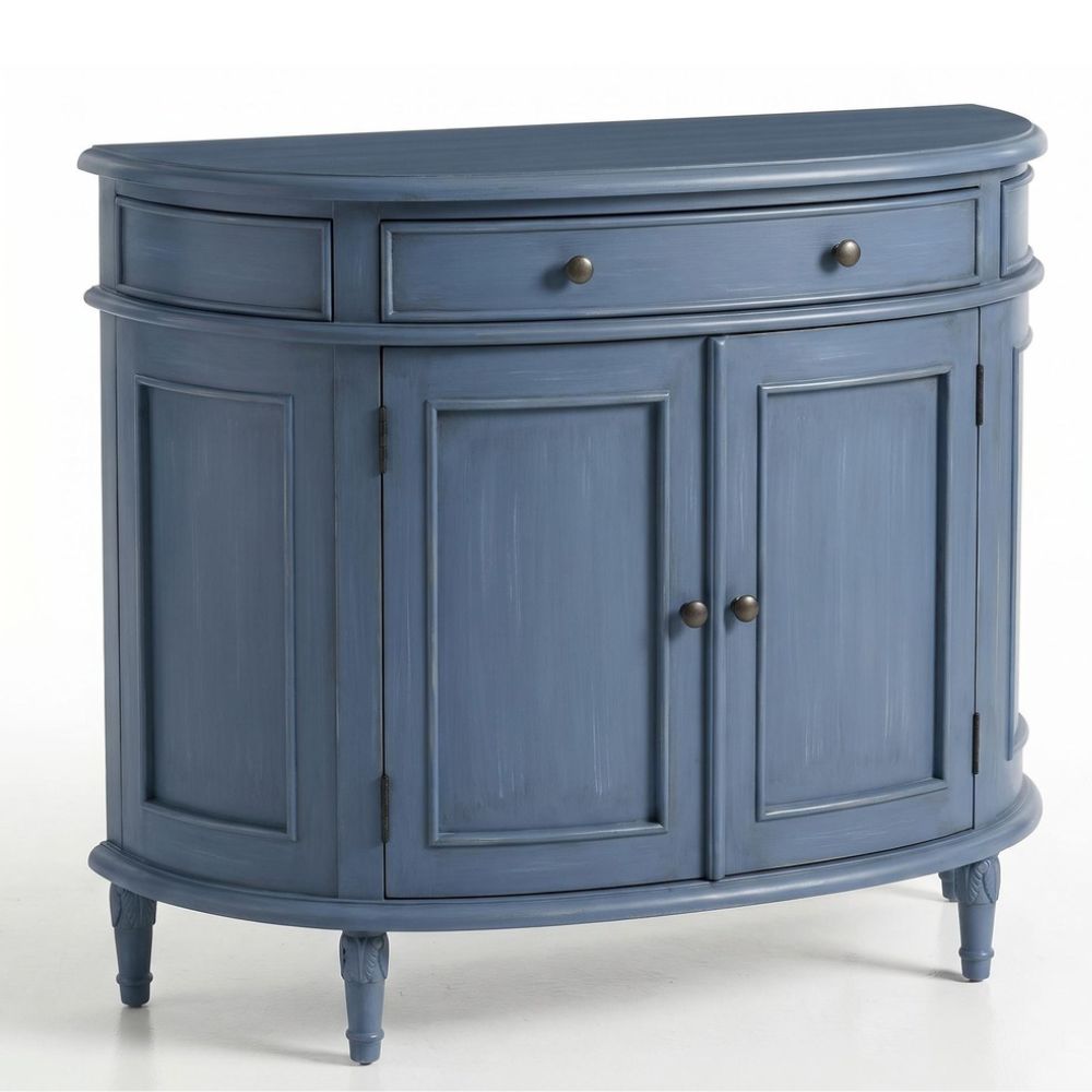 White Tuscan Demilune Sideboard