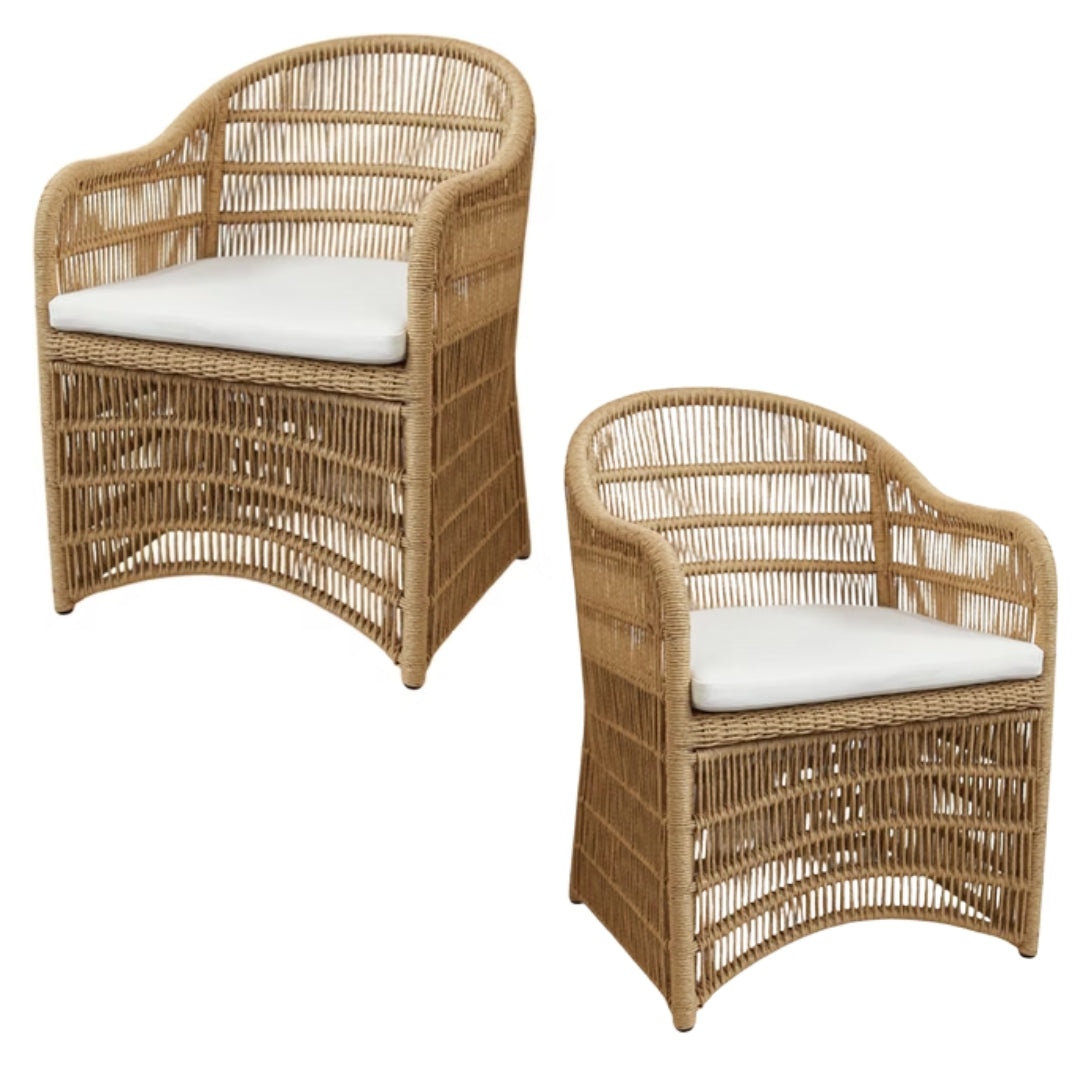 Rattan Weave Outdoor Dining Chair