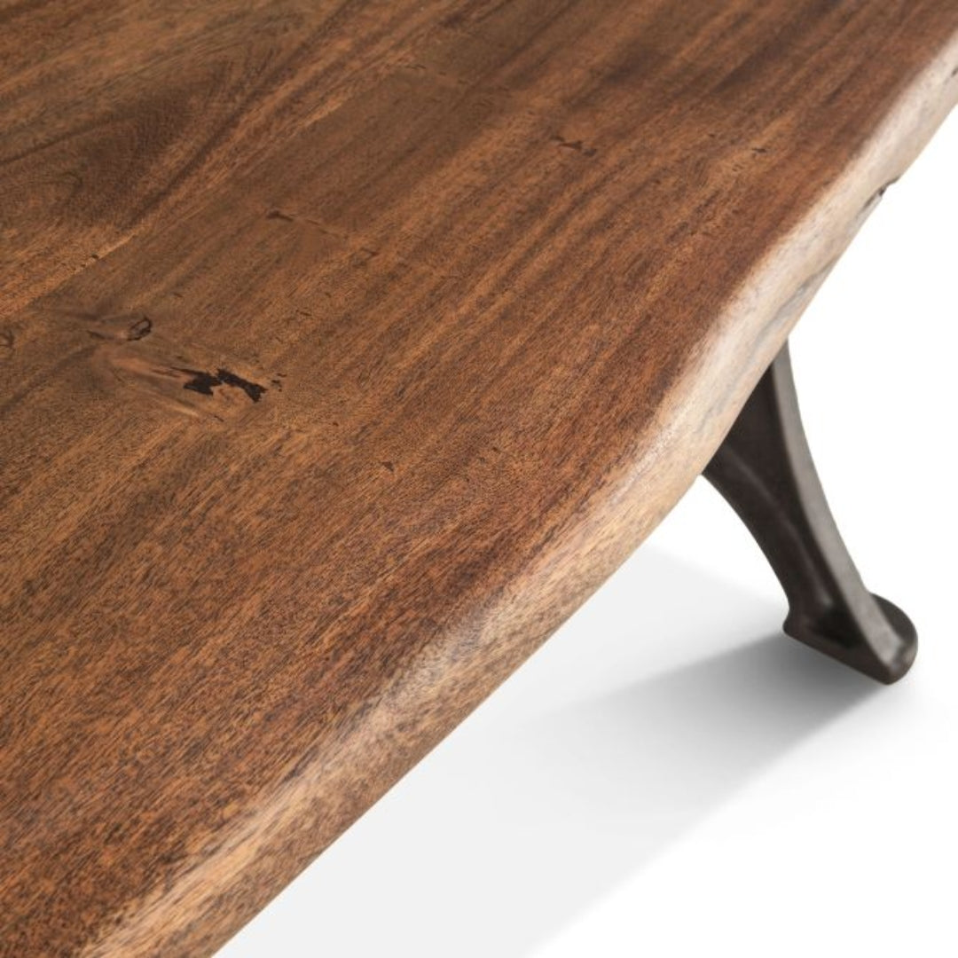 Industrial Edge Cast Iron Counter Table