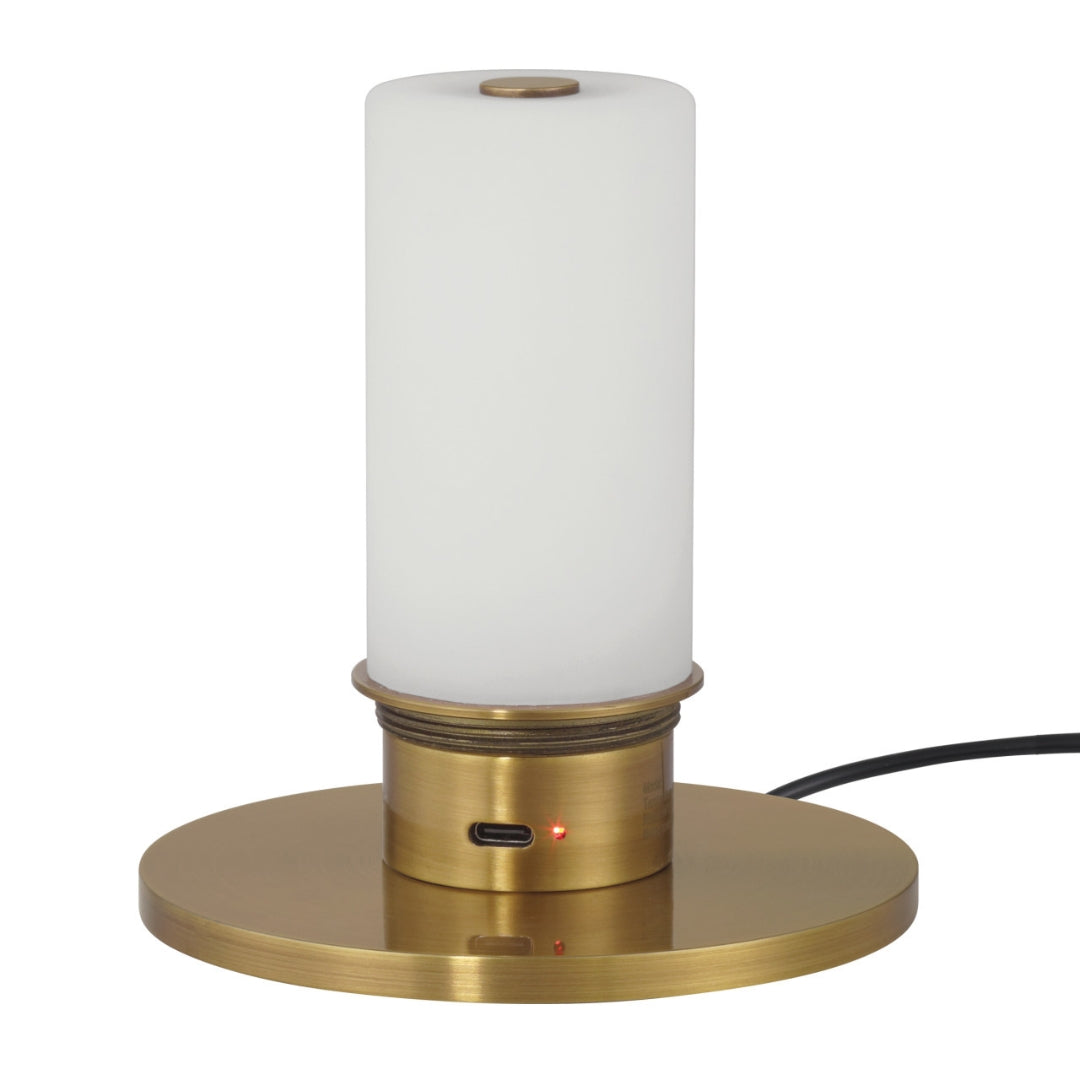 Petite Brass Library Lamp