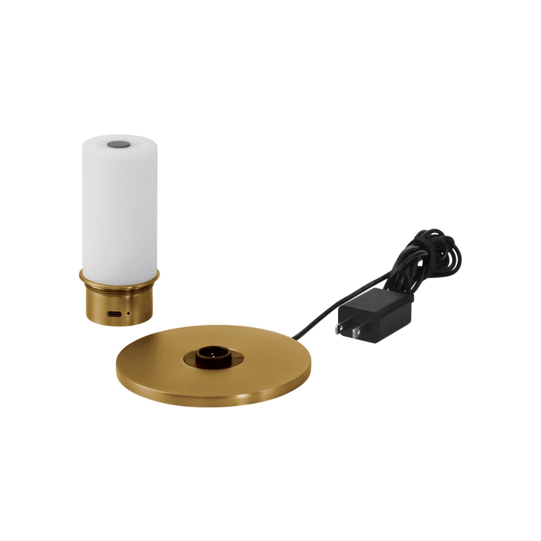Petite Brass Library Lamp