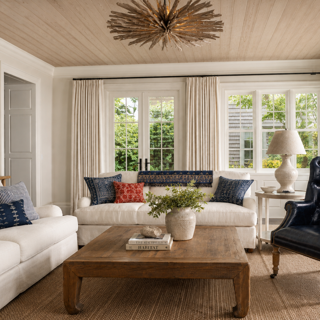 Reclaimed Farmhouse Planked Coffee Table