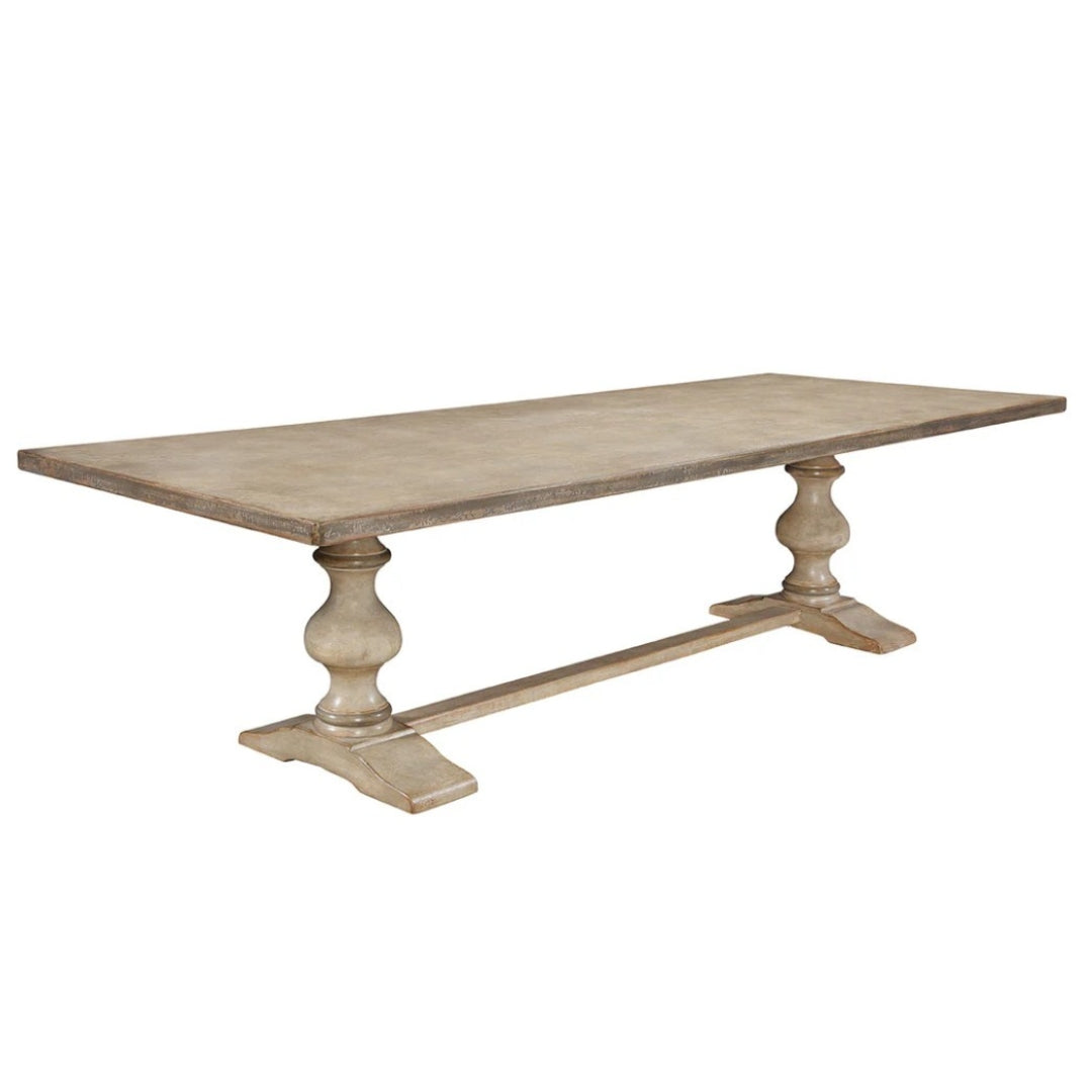 Provencal Rustic Cream Dining Table