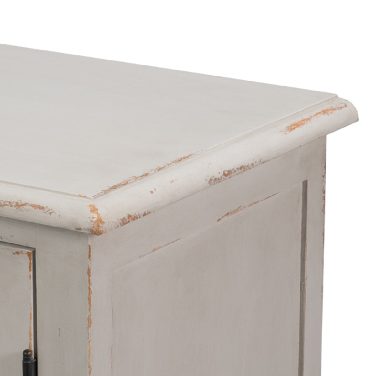 Harper Reeded Light Gray Sideboard