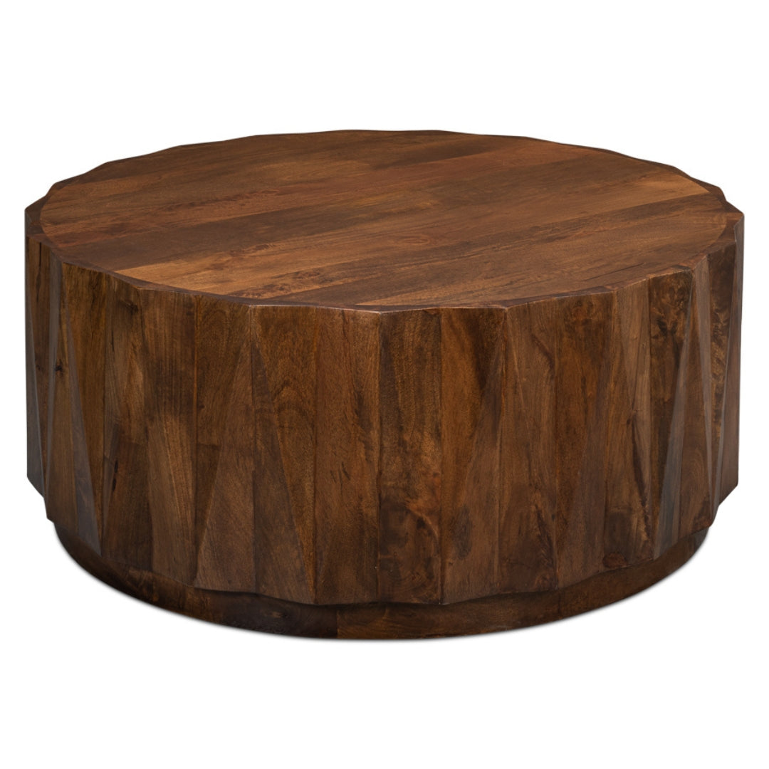 Round Barn Wood Coffee Table