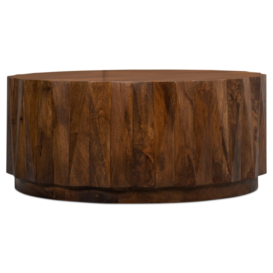 Round Barn Wood Coffee Table