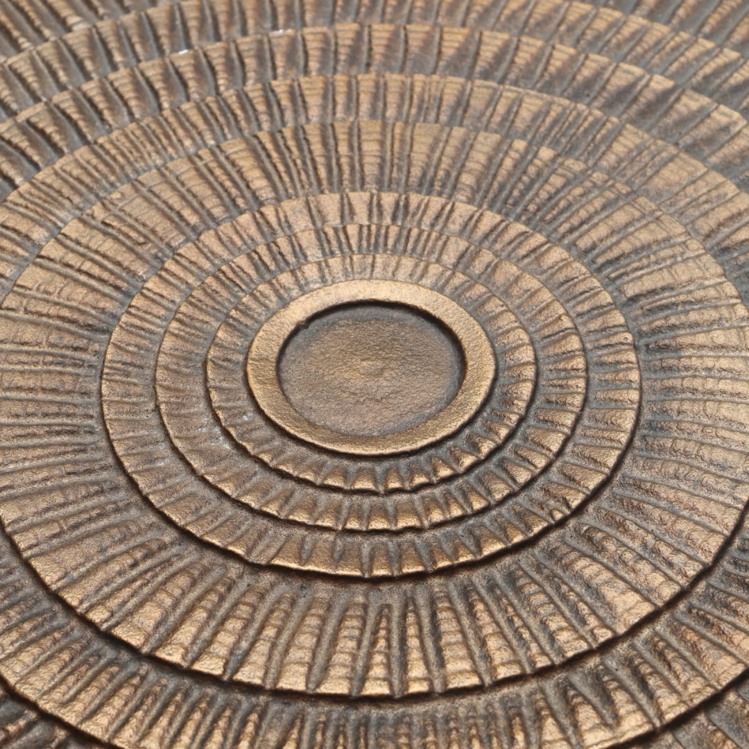 Bronze Textured Metal Coffee Table