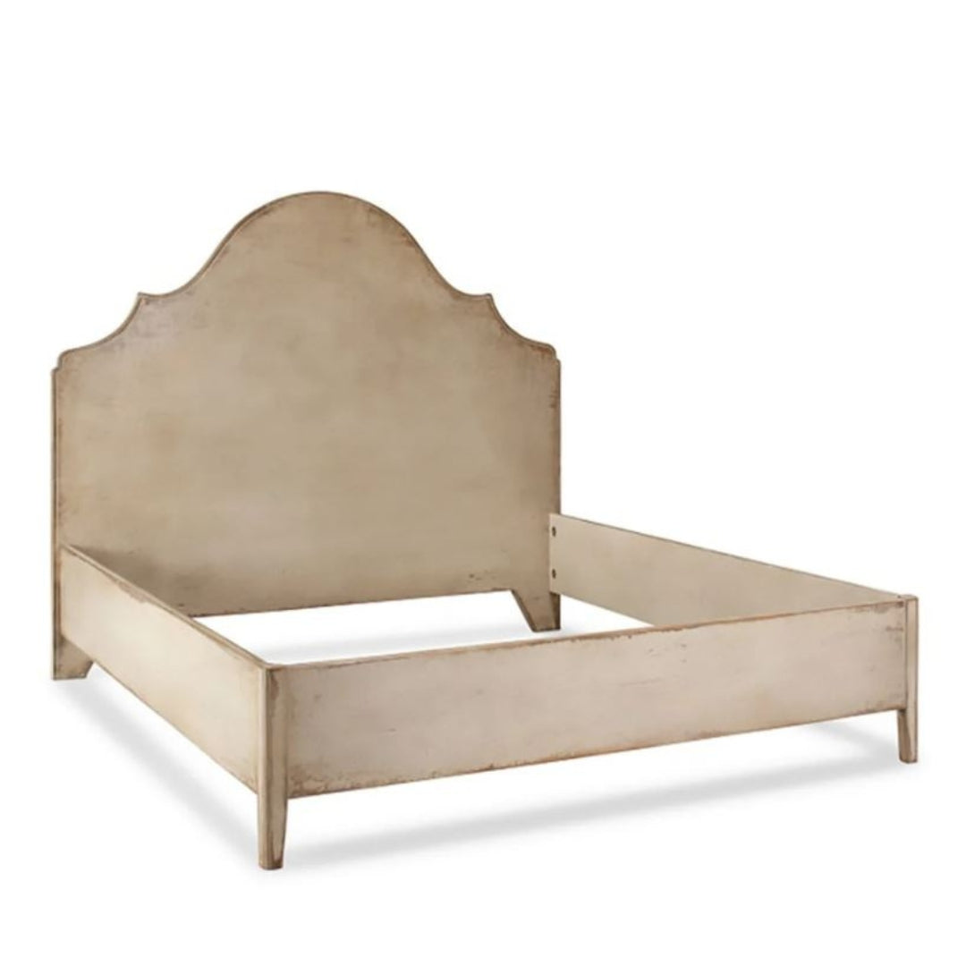 Rustic Arched Scallopped Headboard