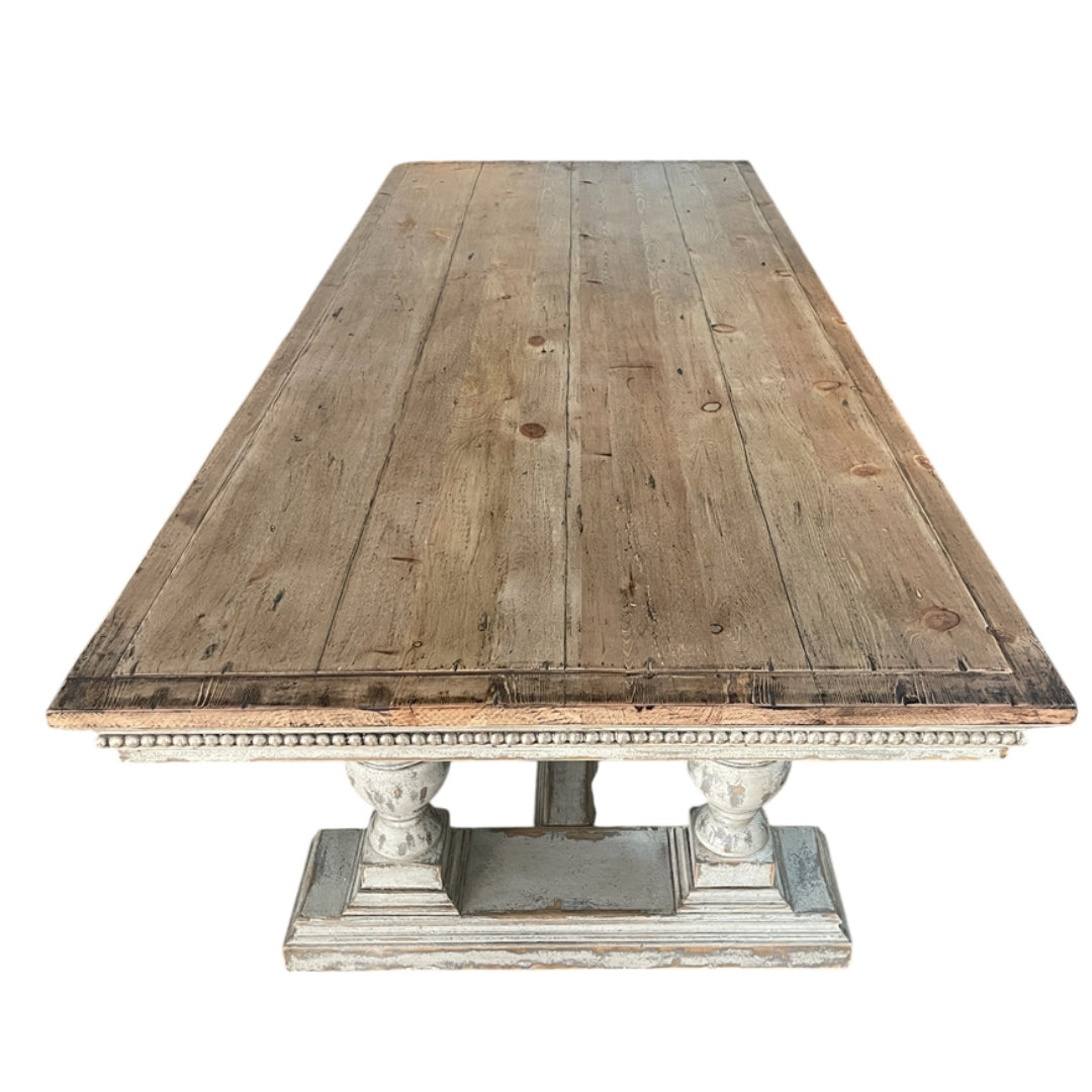 Crown Plank Wood Farmhouse Dining Table
