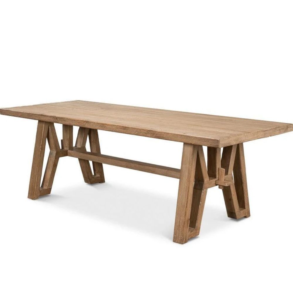 Rustic Beams Miners Dining Table