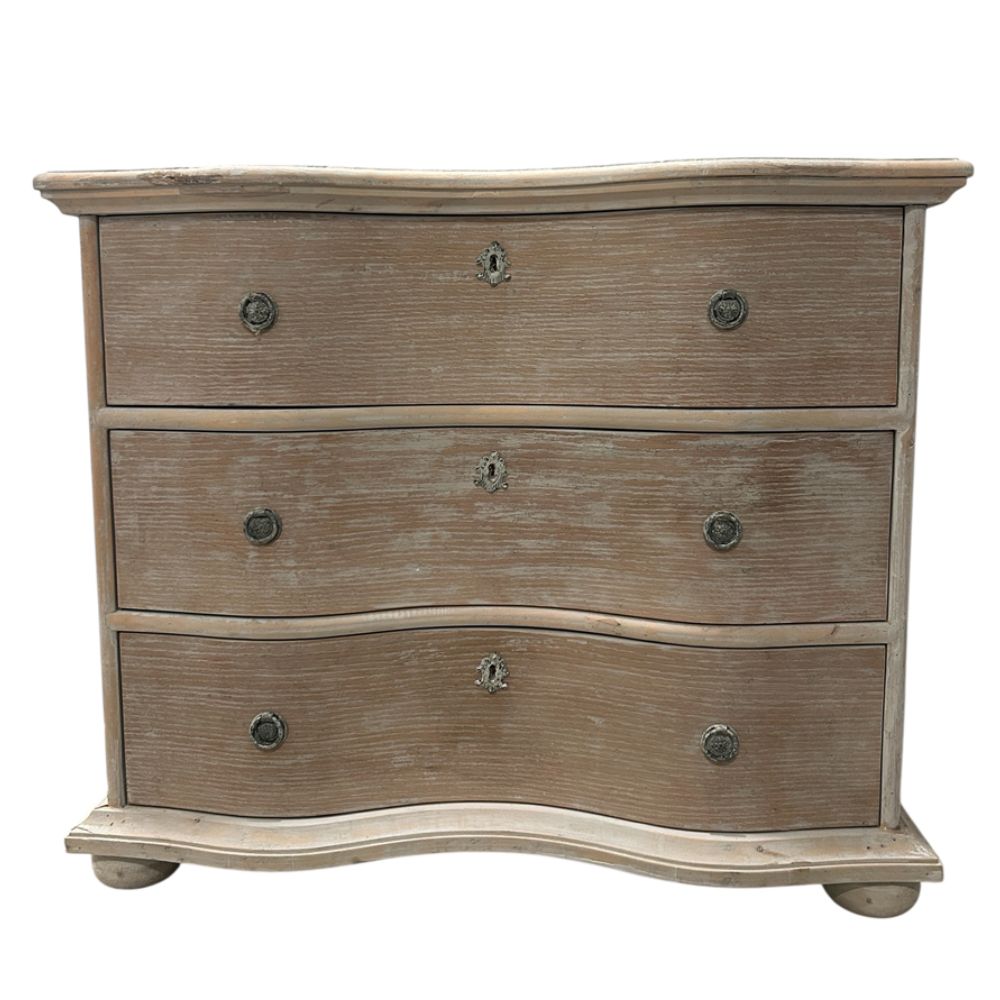 Rustic Reclaimed Pine Curved Front Chest