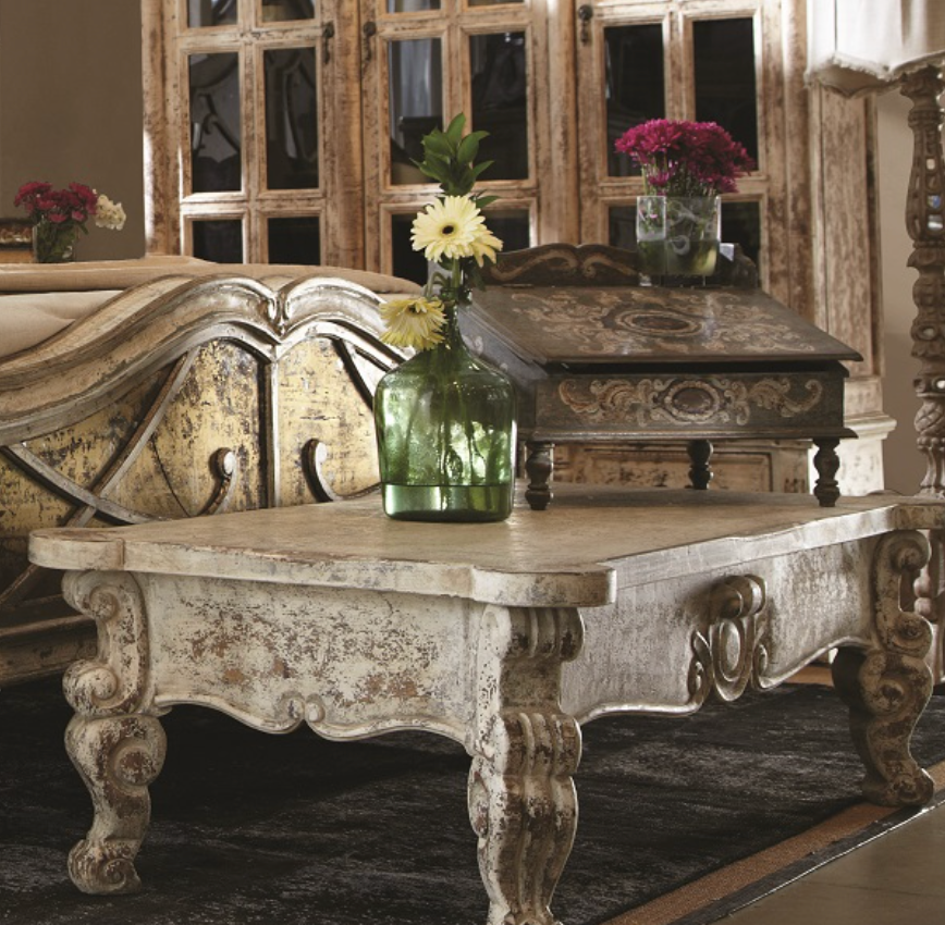 Ornately Carved Toulouse Coffee Table