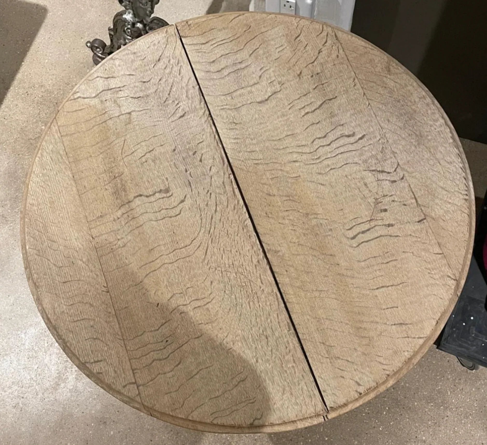 Laurent Ornately Carved Accent Table, Circa 1900