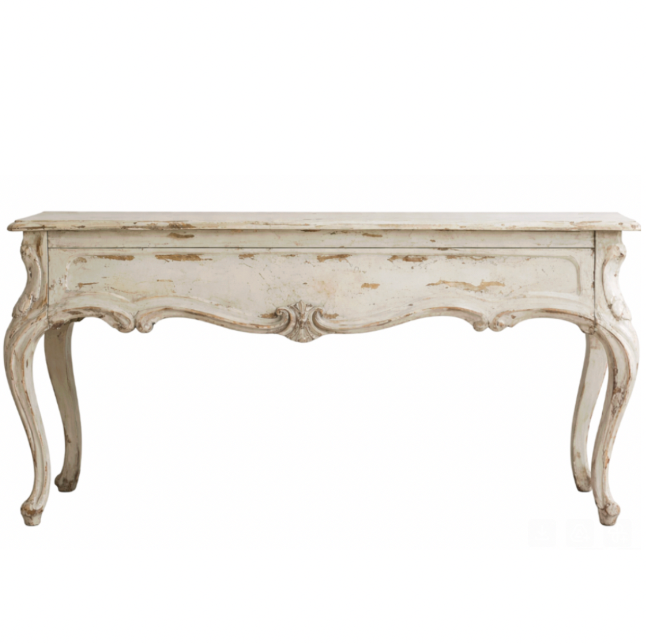 Shabby Chic Cabriole Leg Console