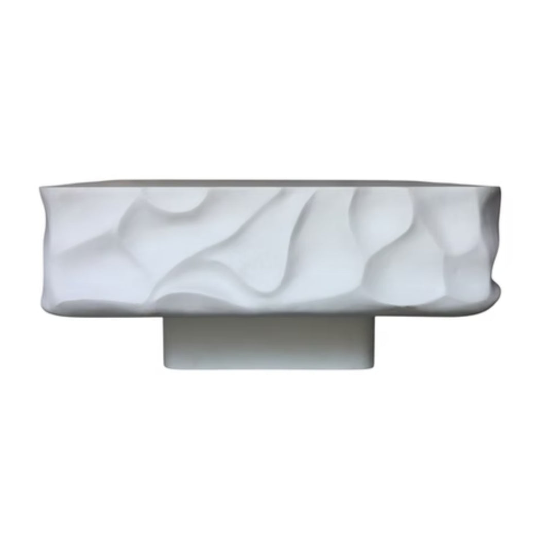 Sculptural Outdoor Concrete Patio Coffee Table
