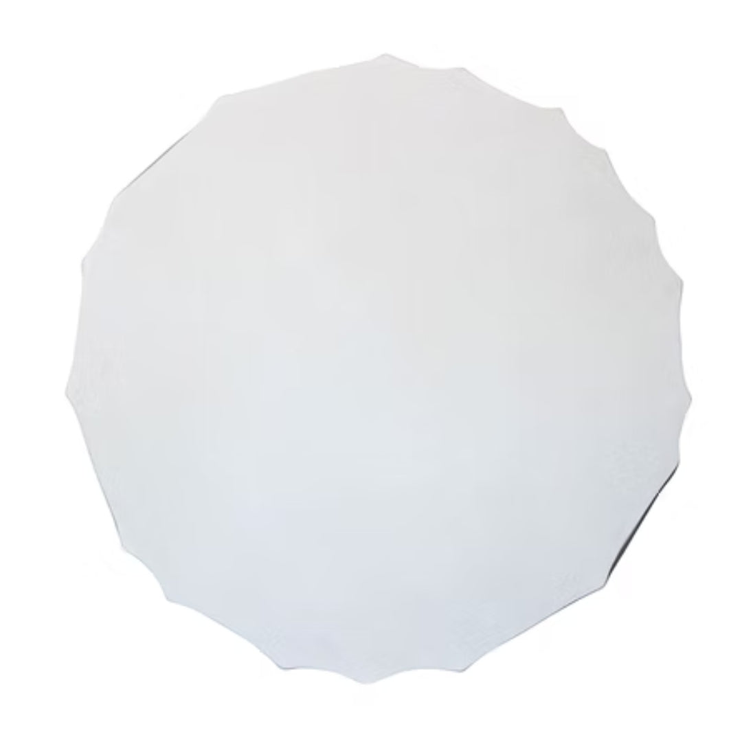 Sculptural Round Concrete Patio Coffee Table