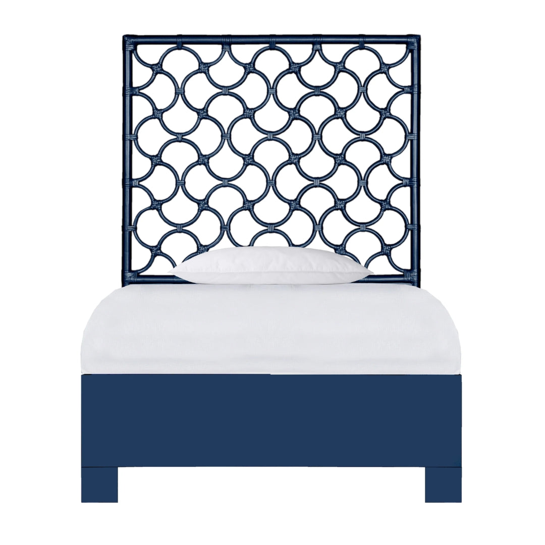 Seabreeze Rattan Panel Bed