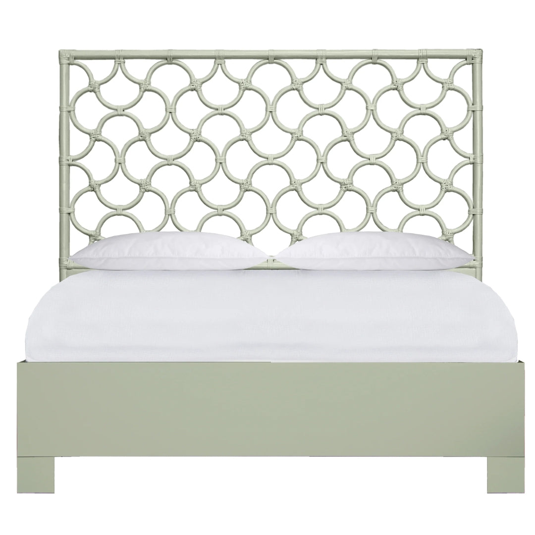 Seabreeze Rattan Panel Bed