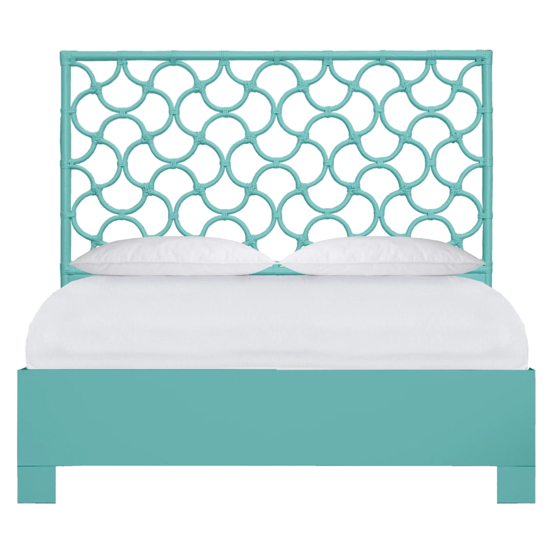 Seabreeze Rattan Panel Bed