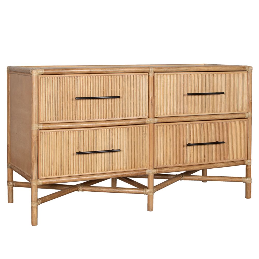 Seabrook Reeded Rattan Dresser
