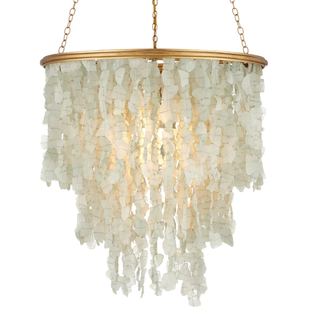 Seaglass Rainfall Chandelier