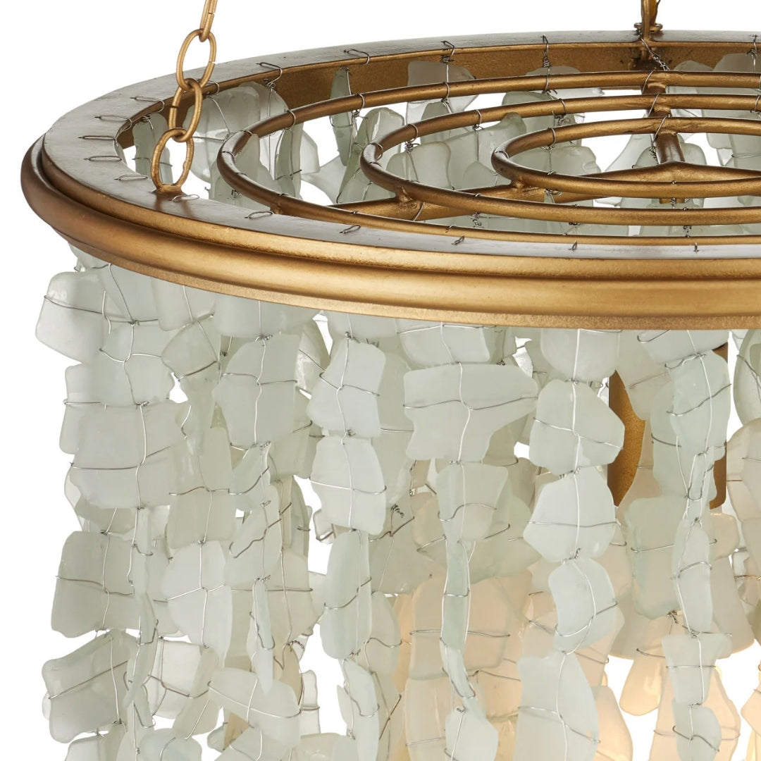 Seaglass Rainfall Chandelier