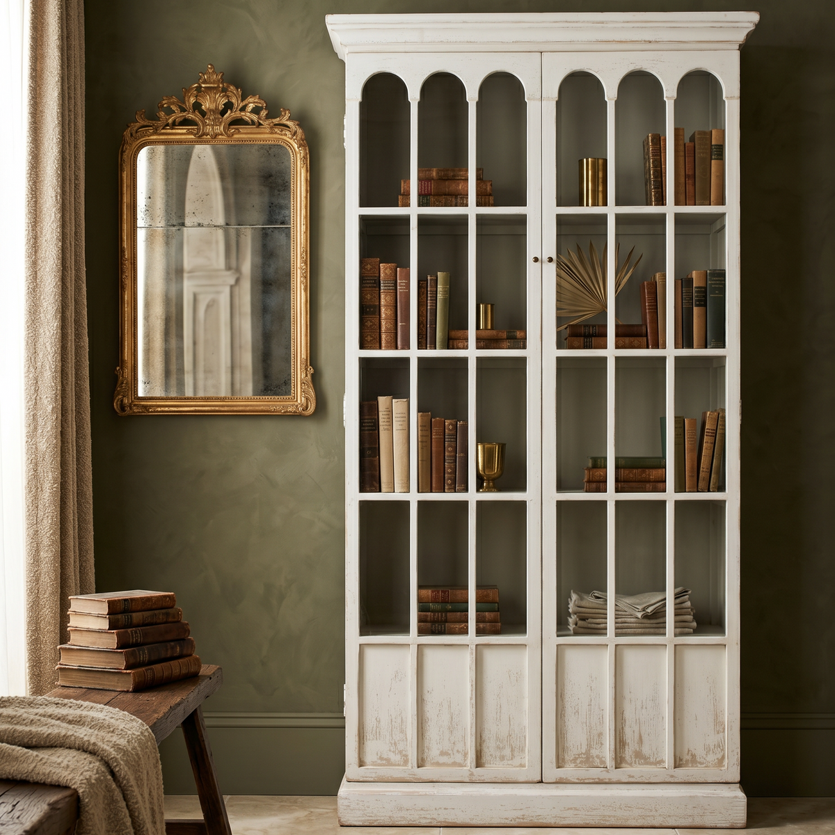 Shabby Chic Arches Cabinet