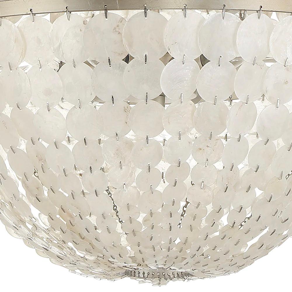 Shimmering Luminous Disk Empire Chandelier