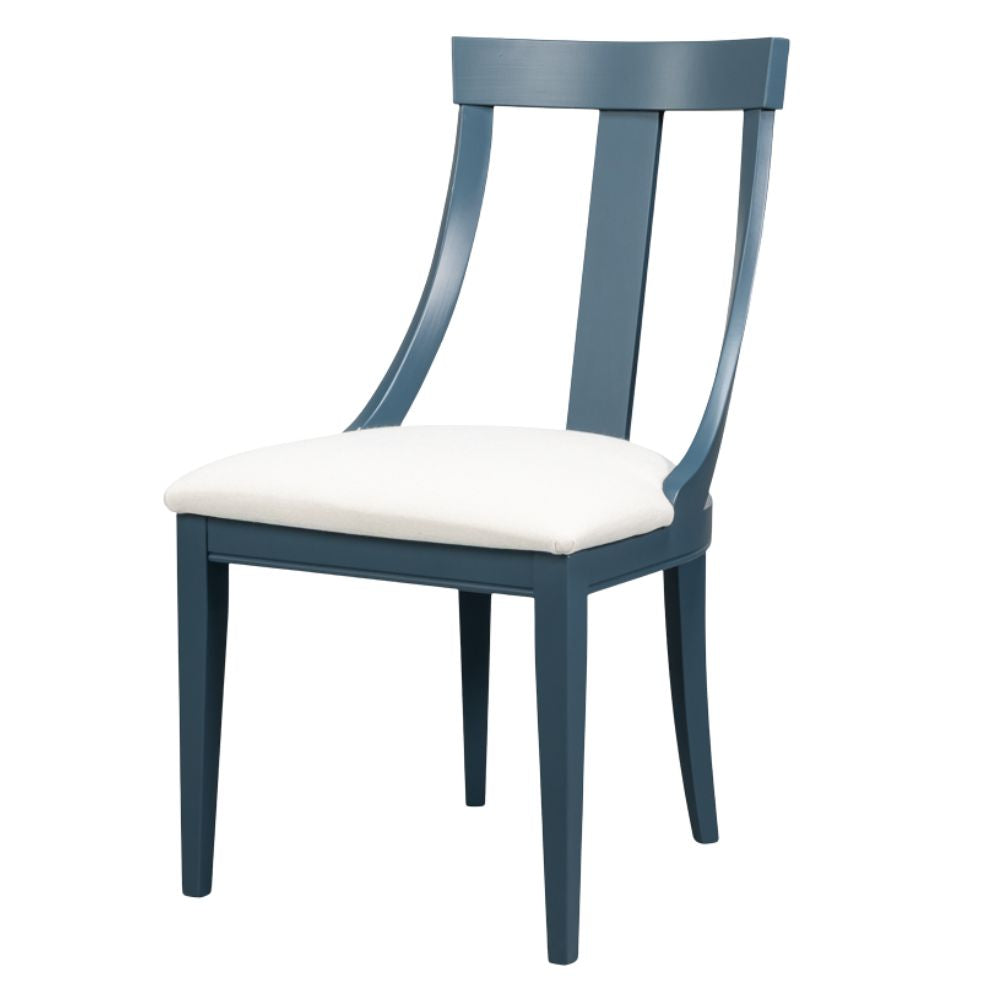 Slate Blue Slope Dining Chairs - Set of 2