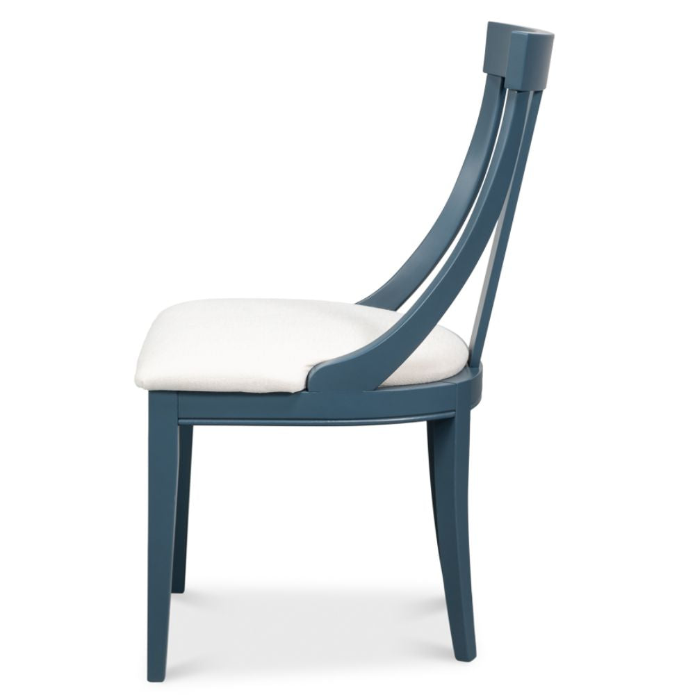 Slate Blue Slope Dining Chairs - Set of 2
