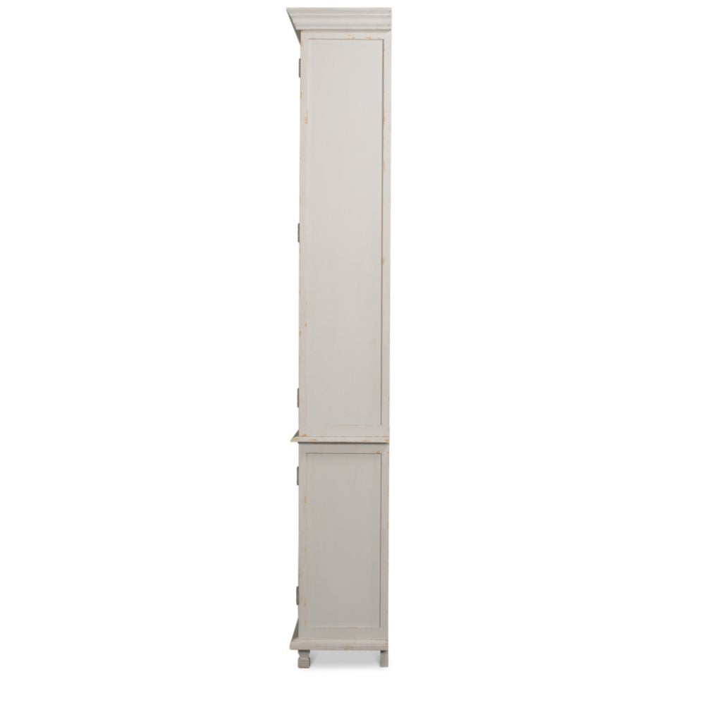 Soft Grey Harper Glass Display Cabinet