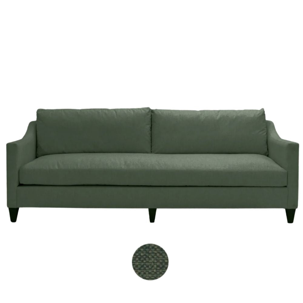 Madison White Upholstered Sofa