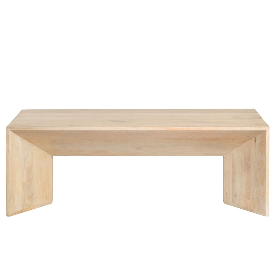 Natural Geometric Coffee Table