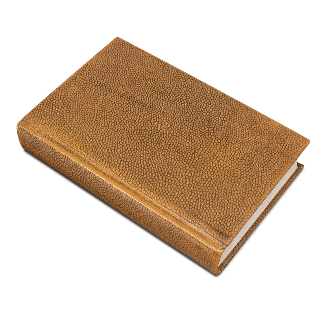 Tawny Brown Decorative Books, Set of 12