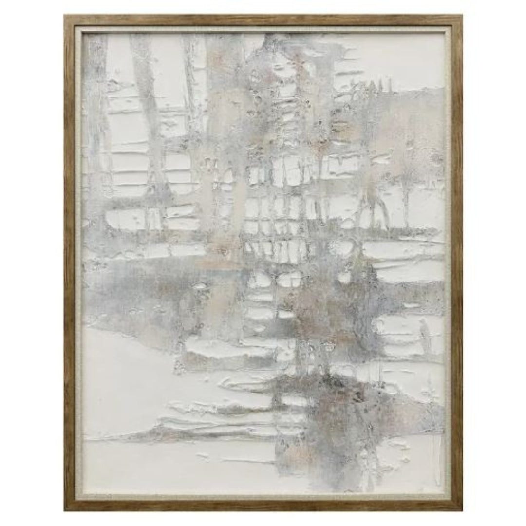 Textured Whisper Abstract Wall Art
