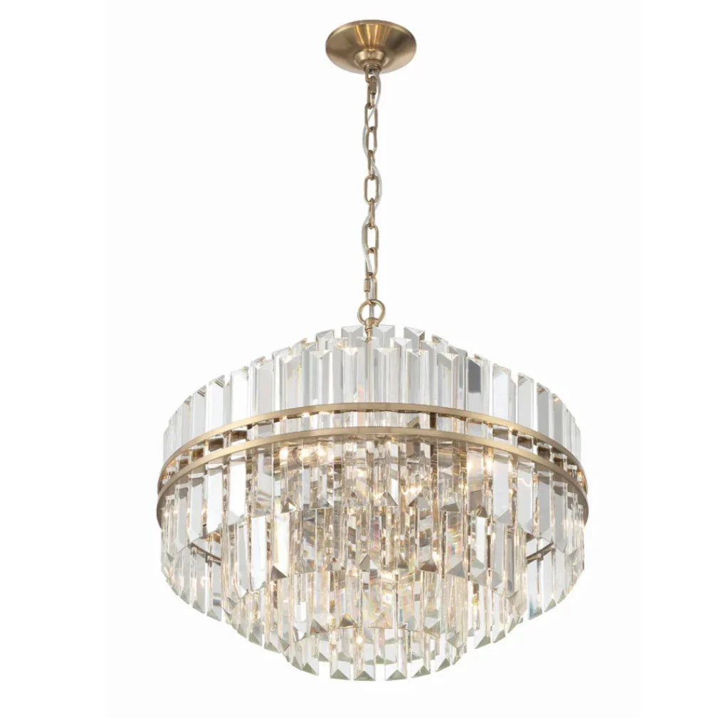 Contempo Tiered Crystal Chandelier