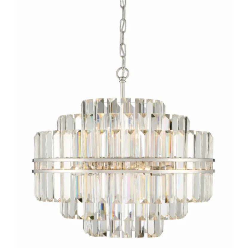 Contempo Tiered Crystal Chandelier