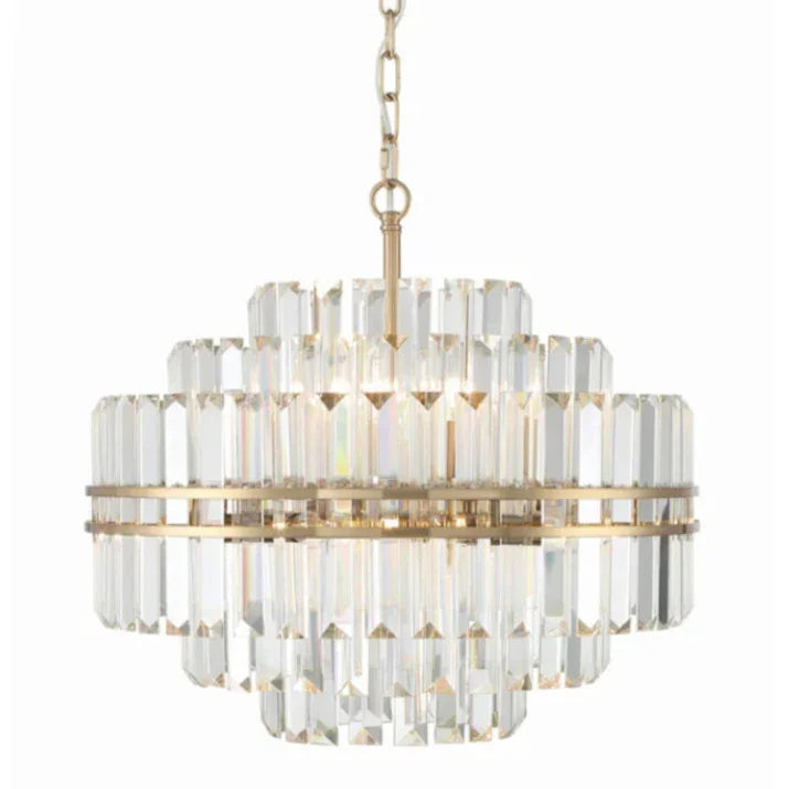 Contempo Tiered Crystal Chandelier