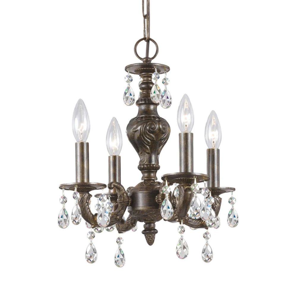 Timeless Bronze Mini Crystal Chandelier