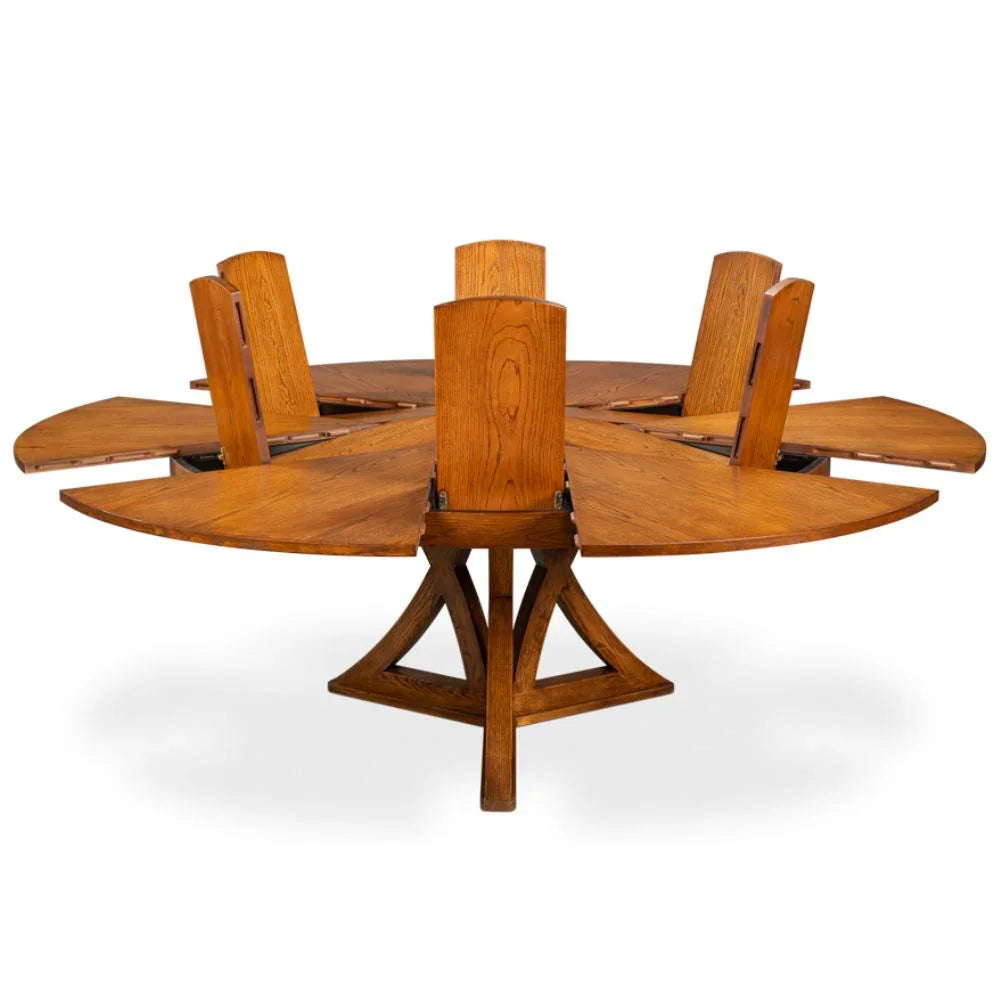 Casual Tobacco Brown Jupe Dining Table