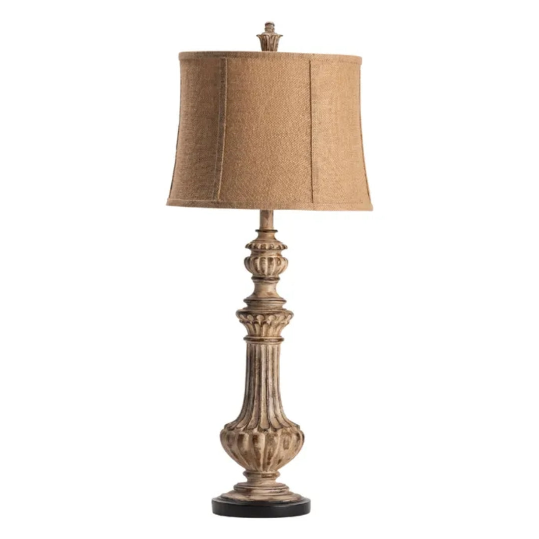 Traditional French Cream Table Lamp