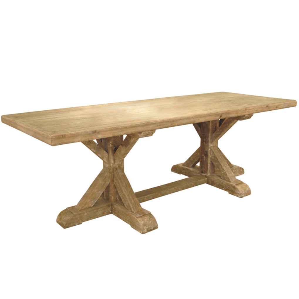 French Trestle Based Dining Table