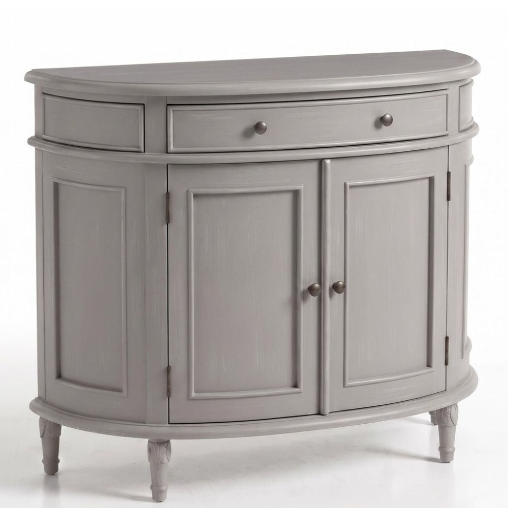 White Tuscan Demilune Sideboard