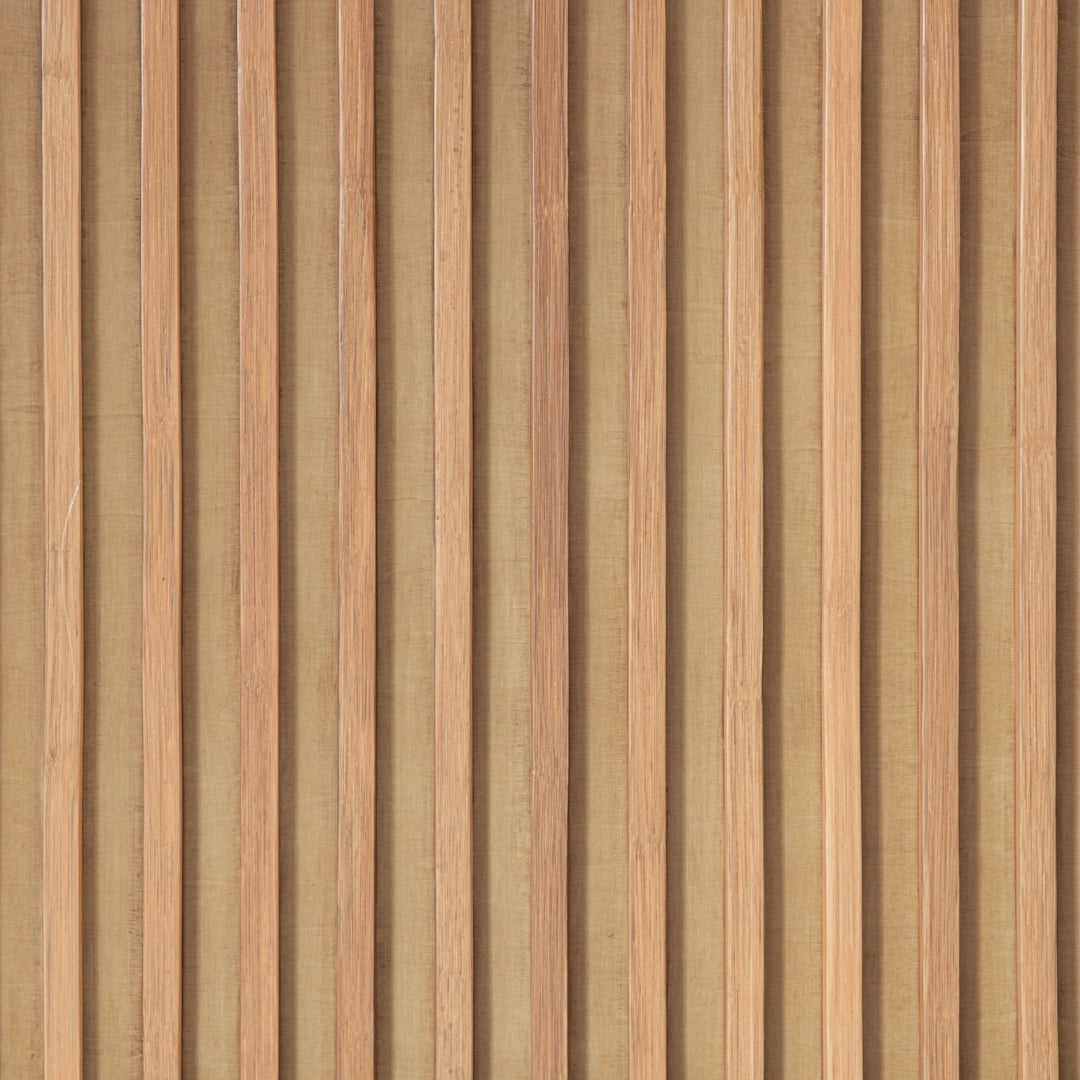 Vertical Slat Wood Panel Headboard